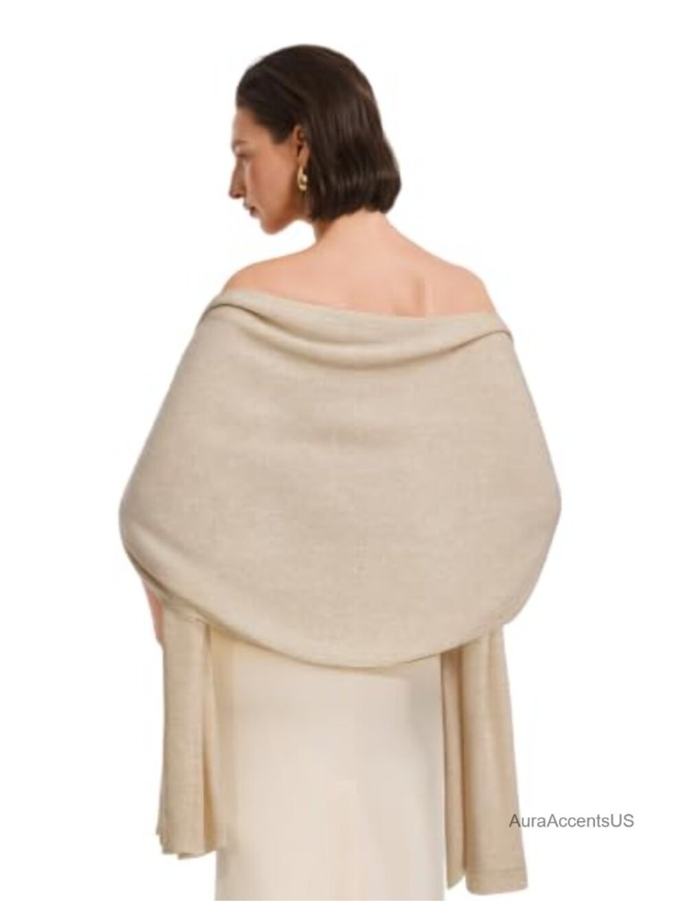 Pashmina Shawl Wrap for Evening Dresses, Large Wedding Scarf, Lightweight